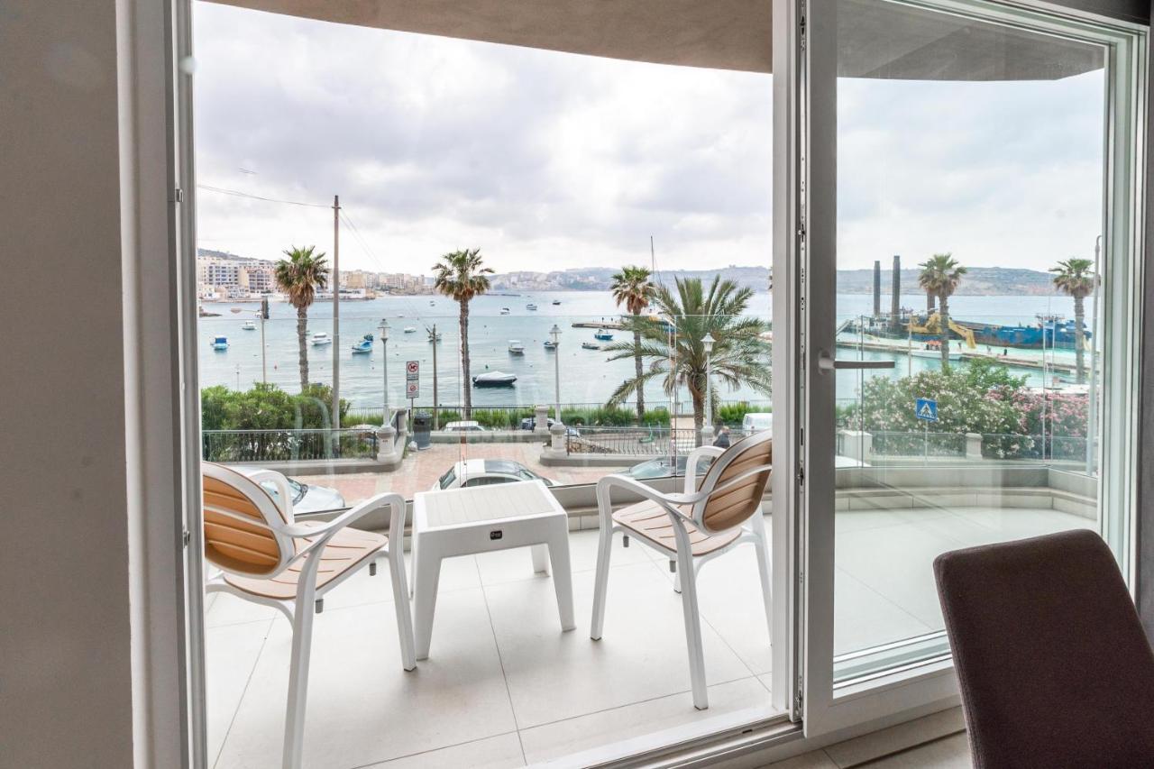 Seafront Luxury Apartment セント・ポールズ・ベイ エクステリア 写真